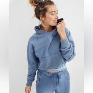 AERIE luxe inside out hoodie